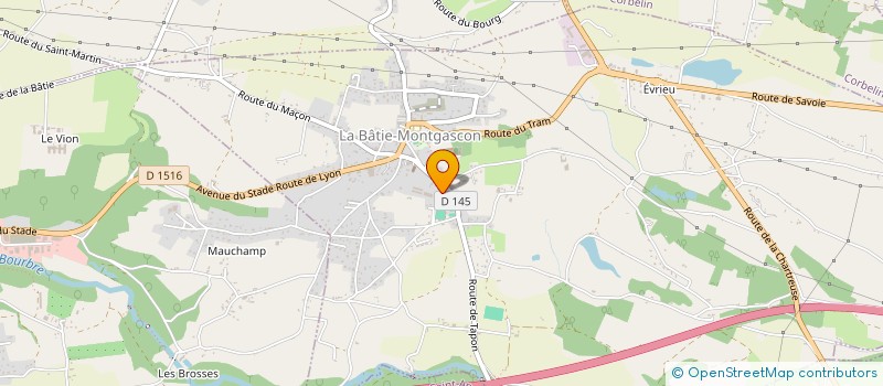 localisation de l'entreprise MONSIEUR MAXENCE MUNU SAMY  LA BATIE-MONTGASCON