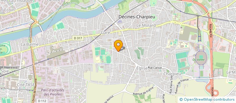 localisation de l'entreprise MONSIEUR MAXENCE MURE  DECINES-CHARPIEU