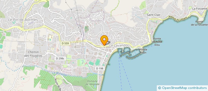 localisation de l'entreprise MONSIEUR MAXENCE NICOSIA  LE LAVANDOU