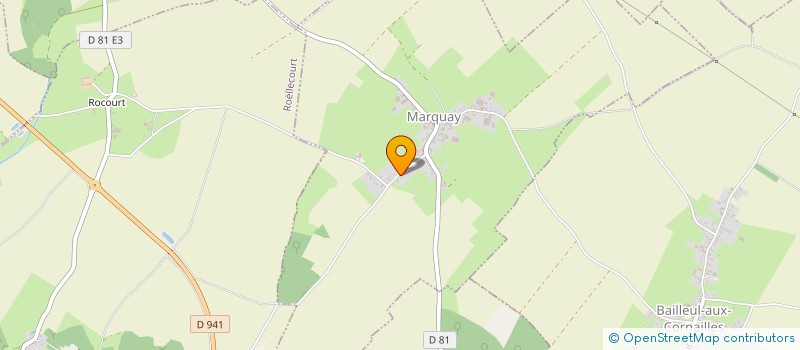 localisation de l'entreprise MONSIEUR MAXENCE NORROY  MARQUAY