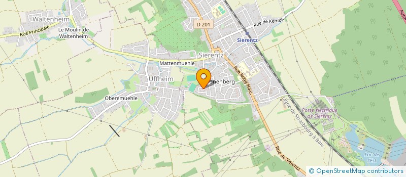 localisation de l'entreprise MONSIEUR MAXENCE OBRECHT  SIERENTZ