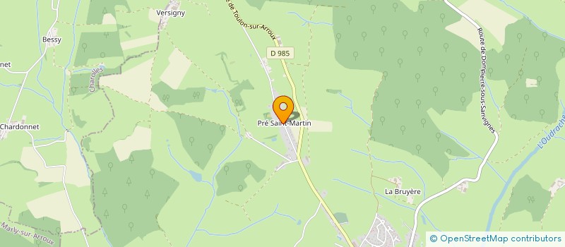 localisation de l'entreprise MONSIEUR MAXENCE PACZYNSKI  PERRECY-LES-FORGES