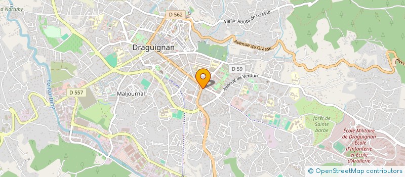 localisation de l'entreprise MONSIEUR MAXENCE PAQUET  DRAGUIGNAN