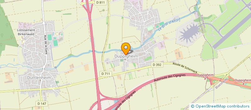 localisation de l'entreprise MONSIEUR MAXENCE PATACHECK  DUPPIGHEIM