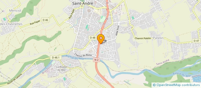 localisation de l'entreprise MONSIEUR MAXENCE PAYET  SAINT-ANDRE