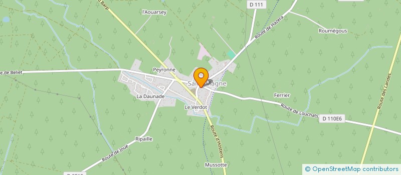 localisation de l'entreprise MONSIEUR MAXENCE PECQUET  HOSTENS