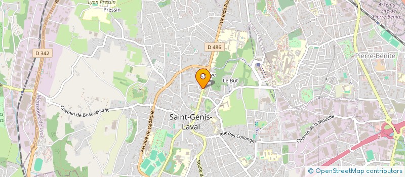 localisation de l'entreprise MONSIEUR MAXENCE PERRIN  SAINT-GENIS-LAVAL