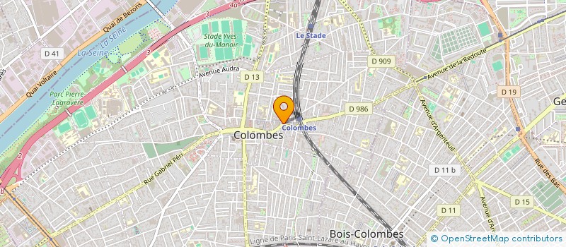 localisation de l'entreprise MONSIEUR MAXENCE PICHEGRU à COLOMBES