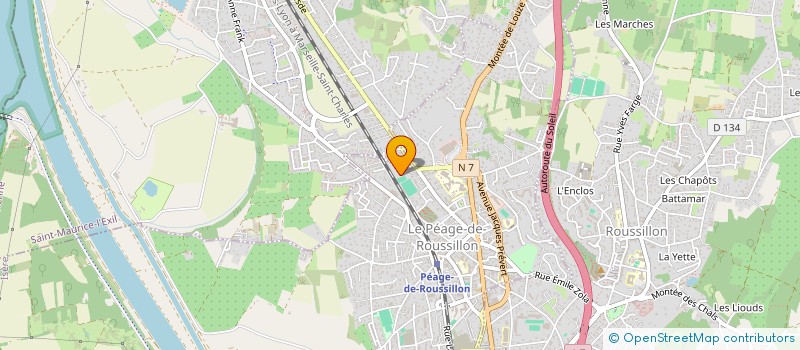 localisation de l'entreprise MONSIEUR MAXENCE PICO MATA  LE PEAGE-DE-ROUSSILLON