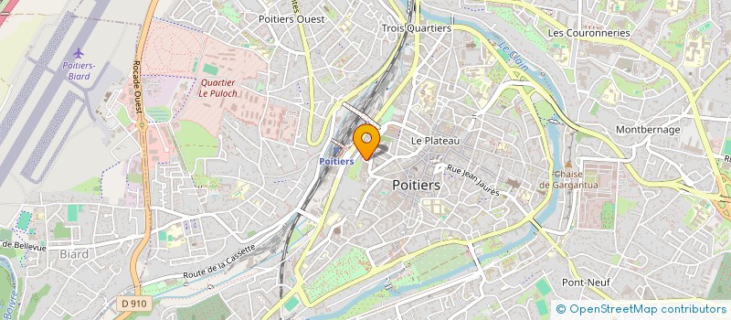 localisation de l'entreprise MONSIEUR MAXENCE PINTAUD  POITIERS