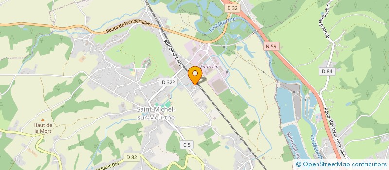 localisation de l'entreprise MONSIEUR MAXENCE PINTO  SAINT-MICHEL-SUR-MEURTHE