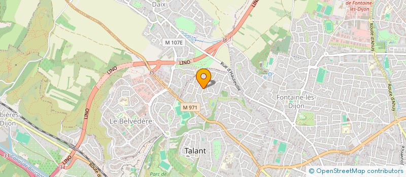 localisation de l'entreprise MONSIEUR MAXENCE PION  TALANT