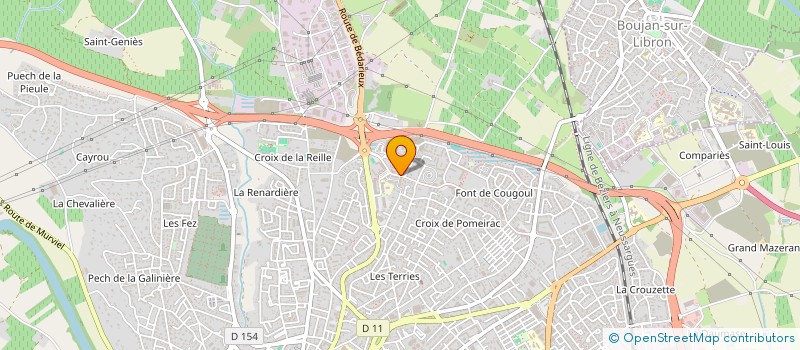 localisation de l'entreprise MONSIEUR MAXENCE PITTION-ROSSILLON  BEZIERS