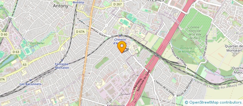 localisation de l'entreprise MONSIEUR MAXENCE POULMARC'H à ANTONY