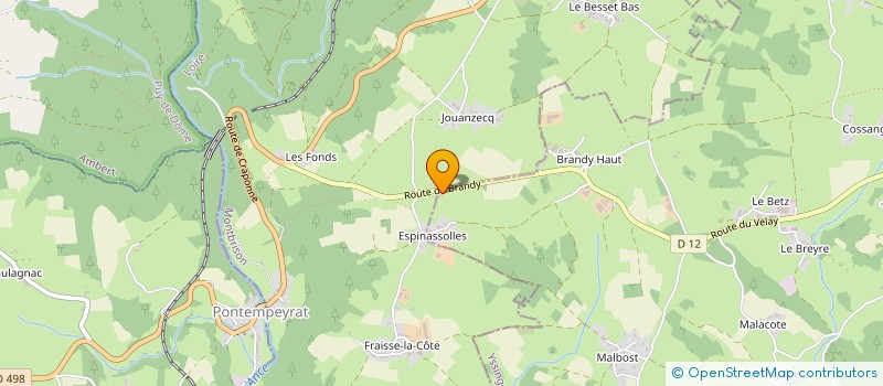 localisation de l'entreprise MONSIEUR MAXENCE POYET  SAINT-PAL-DE-CHALENCON