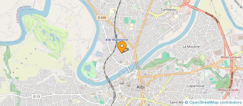 localisation de l'entreprise MONSIEUR MAXENCE PUFFER à ALBI