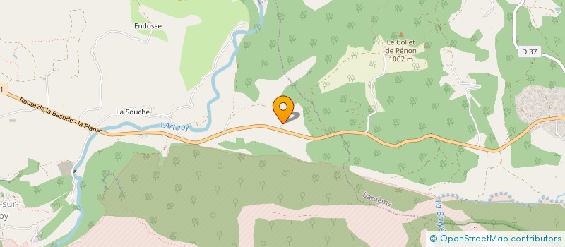 localisation de l'entreprise MONSIEUR MAXENCE PUGNERES  COMPS-SUR-ARTUBY