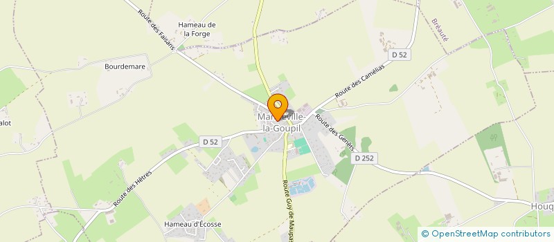 localisation de l'entreprise MONSIEUR MAXENCE RAAS  MANNEVILLE-LA-GOUPIL