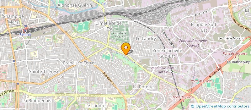 localisation de l'entreprise MONSIEUR MAXENCE RANGE  RENNES