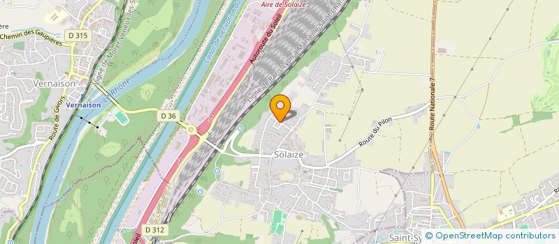 localisation de l'entreprise MONSIEUR MAXENCE RANGEL  SOLAIZE