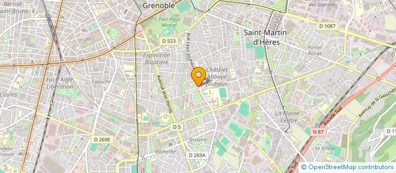 localisation de l'entreprise MONSIEUR MAXENCE REGAZZONI  GRENOBLE