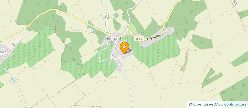 localisation de l'entreprise MONSIEUR MAXENCE REMY  ALLEMANT