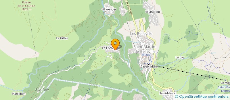 localisation de l'entreprise MONSIEUR MAXENCE RENAUX  LES BELLEVILLE