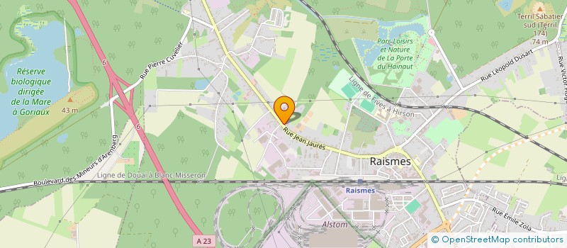 localisation de l'entreprise MONSIEUR MAXENCE RIGAUT  RAISMES