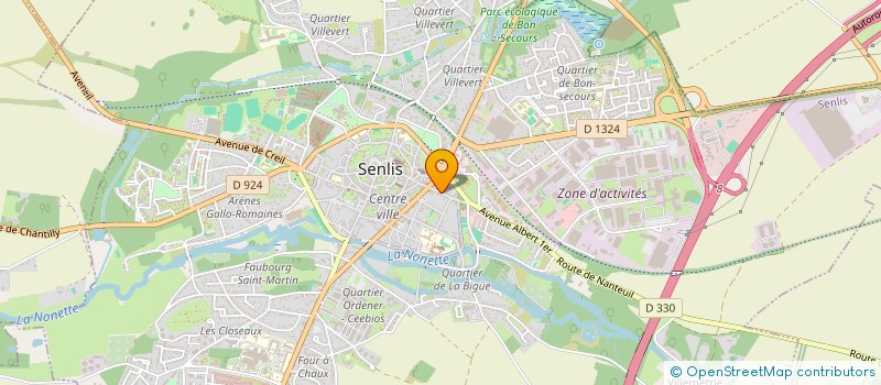 localisation de l'entreprise MONSIEUR MAXENCE RIGAUT  SENLIS