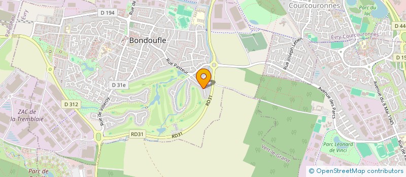 localisation de l'entreprise MONSIEUR MAXENCE RINGLET  BONDOUFLE