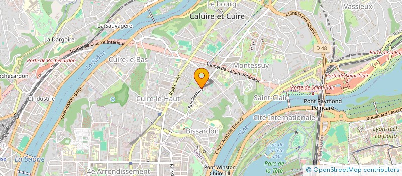 localisation de l'entreprise MONSIEUR MAXENCE ROSTAING à CALUIRE-ET-CUIRE