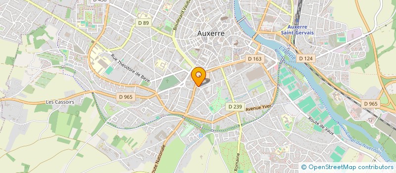 localisation de l'entreprise MONSIEUR MAXENCE ROY à AUXERRE