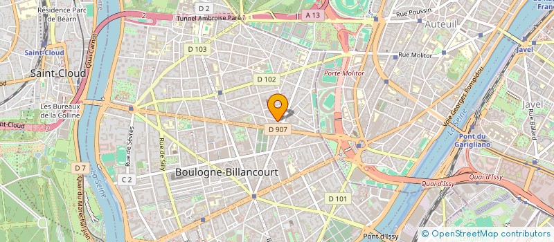 localisation de l'entreprise MONSIEUR MAXENCE RUMIGAJLOFF à BOULOGNE-BILLANCOURT