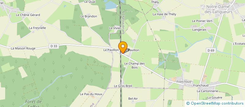 localisation de l'entreprise MONSIEUR MAXENCE SILLORAY  RIAILLE