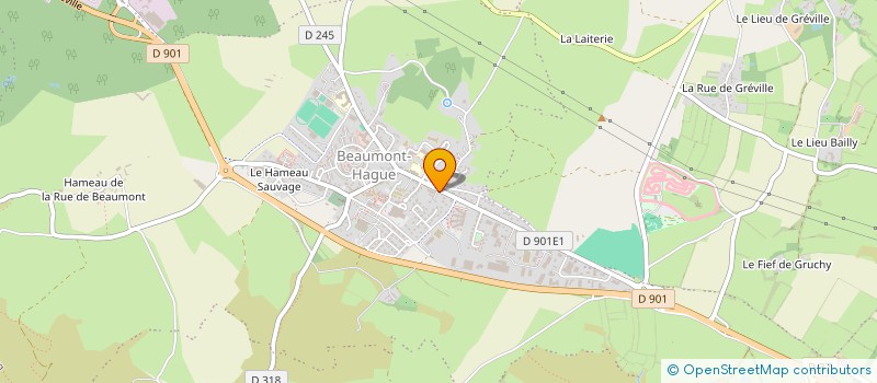 localisation de l'entreprise MONSIEUR MAXENCE SIROT  LA HAGUE