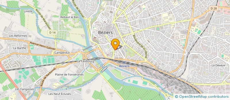localisation de l'entreprise MONSIEUR MAXENCE SOLE  BEZIERS