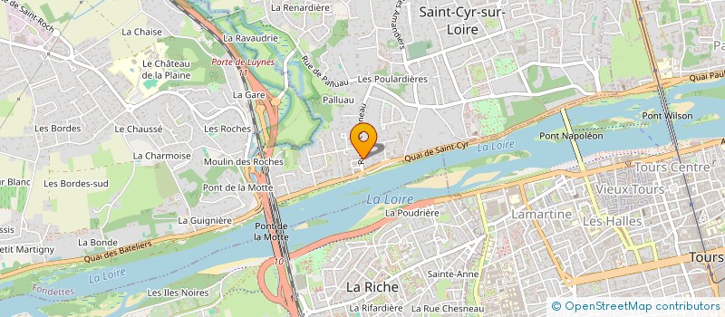 localisation de l'entreprise MONSIEUR MAXENCE SOURISSEAU  SAINT-CYR-SUR-LOIRE