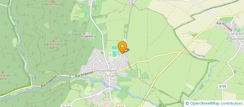 localisation de l'entreprise MONSIEUR MAXENCE STROH  DOSSENHEIM-SUR-ZINSEL