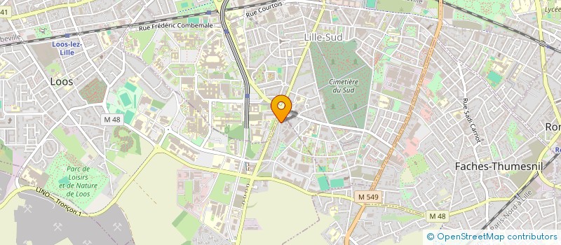 localisation de l'entreprise MONSIEUR MAXENCE TAISNE  LOOS