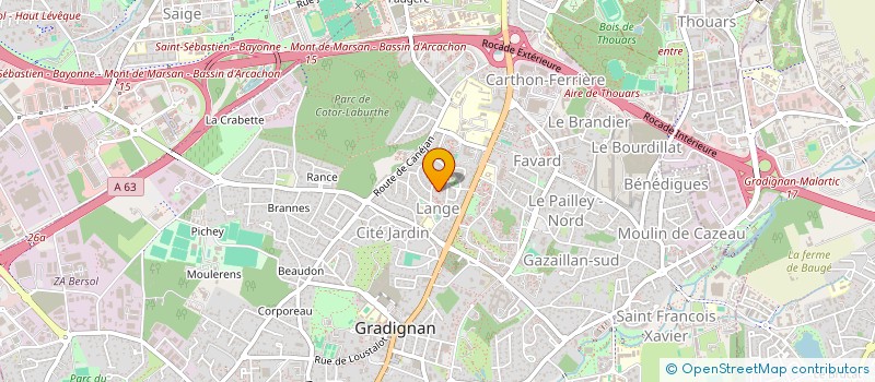 localisation de l'entreprise MONSIEUR MAXENCE TANGUETSOP MAGNITSOP  GRADIGNAN