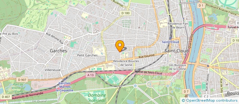 localisation de l'entreprise MONSIEUR MAXENCE TANGUY à SAINT-CLOUD