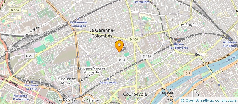 localisation de l'entreprise MONSIEUR MAXENCE THONNAT à LA GARENNE-COLOMBES