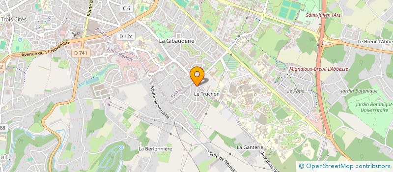 localisation de l'entreprise MONSIEUR MAXENCE TOGOLA  MIGNALOUX-BEAUVOIR