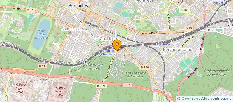 localisation de l'entreprise MONSIEUR MAXENCE TOMA à VERSAILLES