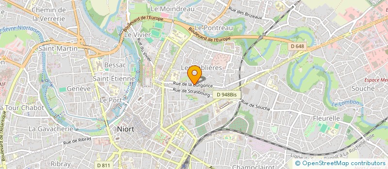 localisation de l'entreprise MONSIEUR MAXENCE TURPEAU  NIORT