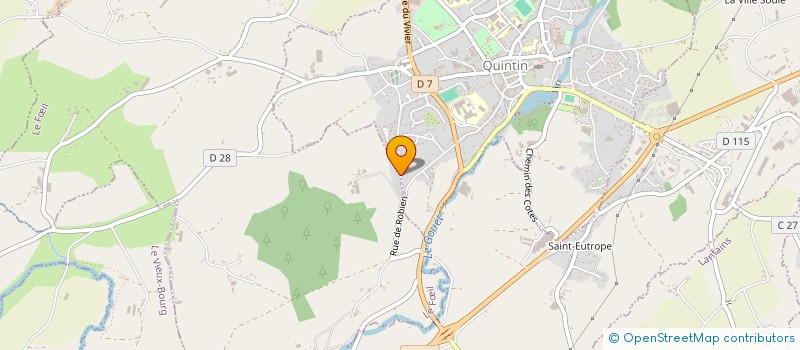 localisation de l'entreprise MONSIEUR MAXENCE TURPIN  LE FIL