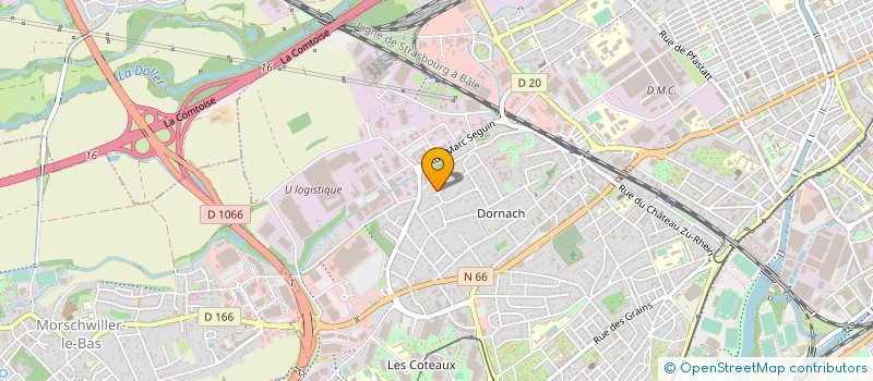 localisation de l'entreprise MONSIEUR MAXENCE UHL  MULHOUSE