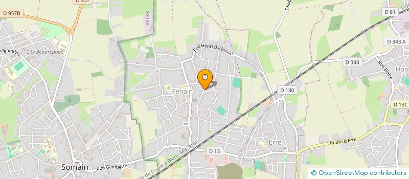 localisation de l'entreprise MONSIEUR MAXENCE VANCOILLIE  FENAIN