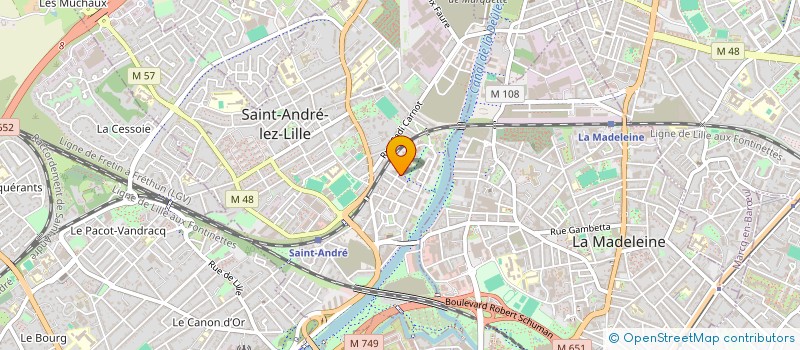 localisation de l'entreprise MONSIEUR MAXENCE VANOVERFELDT à SAINT-ANDRE-LEZ-LILLE