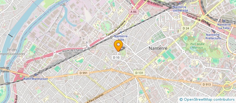 localisation de l'entreprise MONSIEUR MAXENCE VASSEUR  NANTERRE